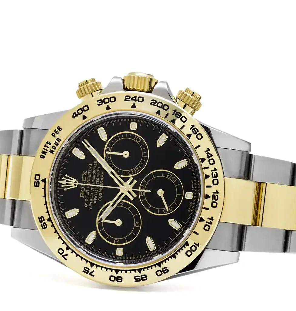 Prestigious Jewelrys Daytona Steel 116503 Stainless Gold Yellow Rolex & 0606